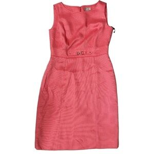 TAHARI Arthur S. Levine | Pink Sleeveless Sheath Dress | Size 8